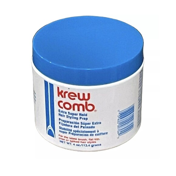 Original Master Krew Comb Extra Super Hold Hair Styling Prep 4 oz. New
